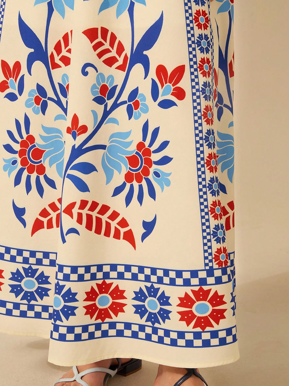 Floral Strappy Maxi Dress